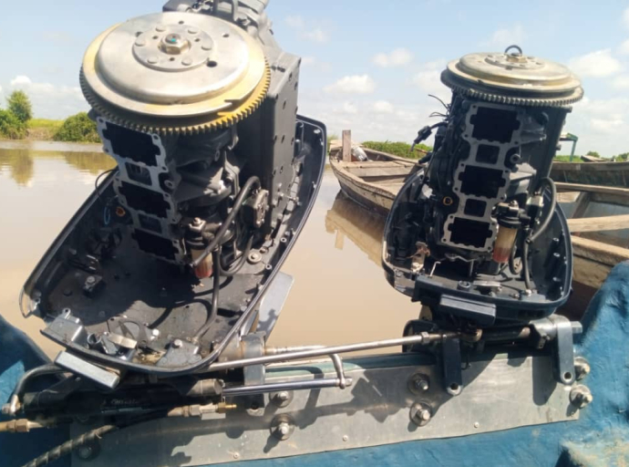 NIWA INTENSIFIES INVESTIGATION AFTER VANDALS STRIP PATROL BOAT OF TWIN ENGINES IN NIGER STATE